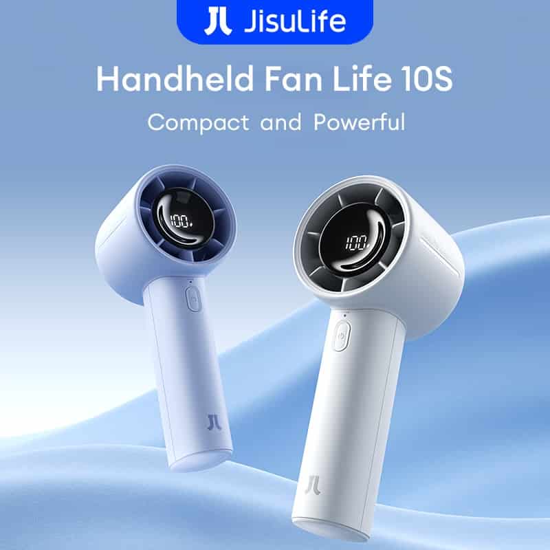 JisuLife Handheld Fan Life10S – 5000mAh Battery Portable Fan
