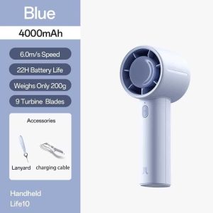 Jisulife Life10 Handheld Turbo Fan (4000mAh)
