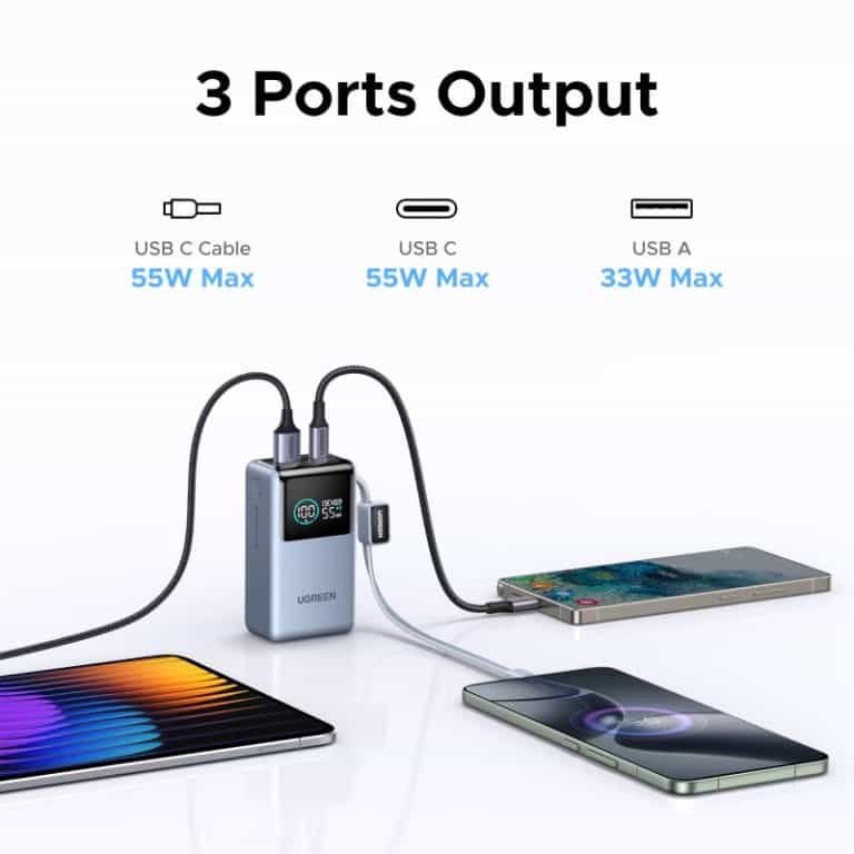 Ugreen Nexode Pro 55W 10000mAh Power Bank PB727