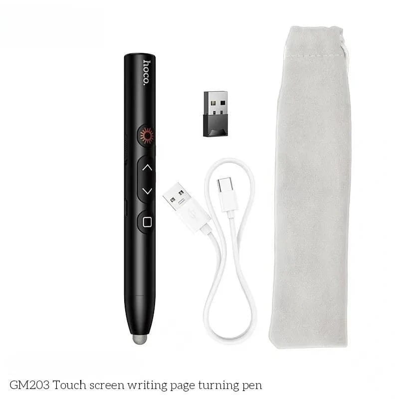 HOCO GM203 2-in-1 Functionality Laser Pointer With Stylus Pen