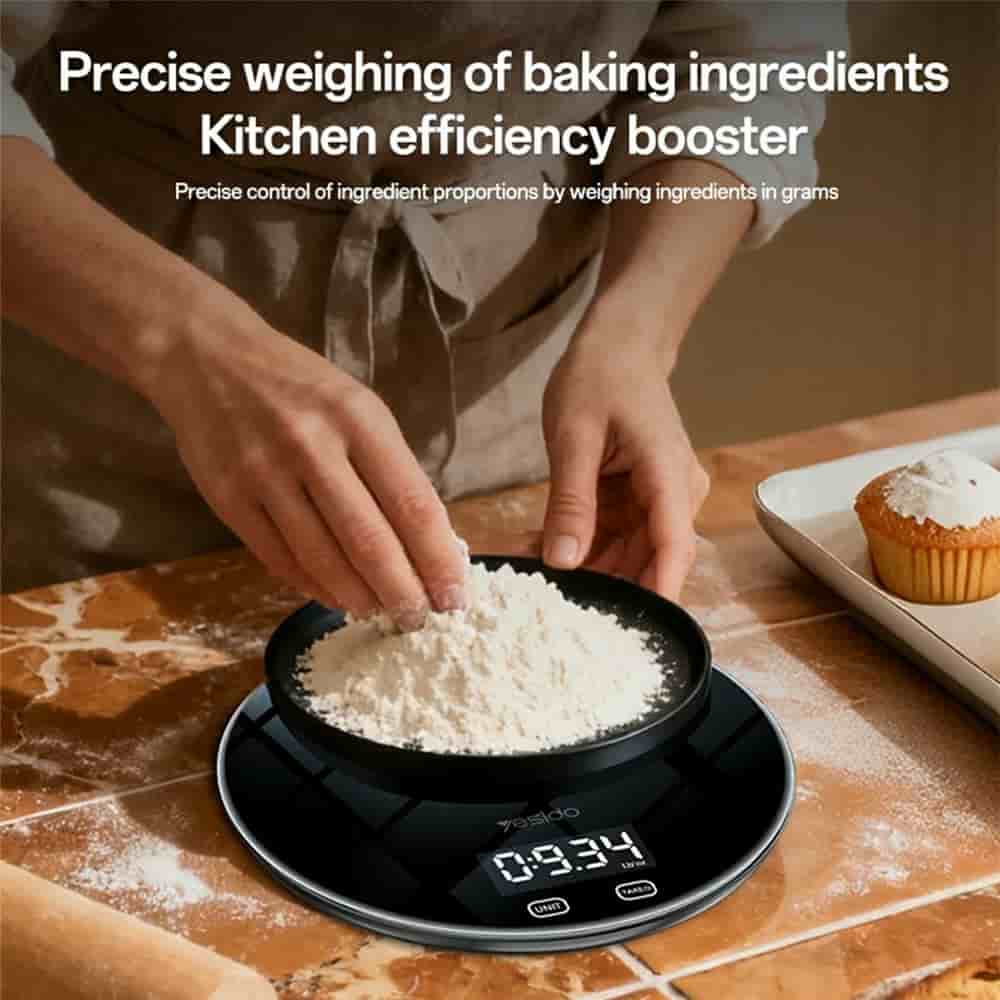 YESIDO MG43 Kitchen Digital Scale Precision Weighing LCD Display