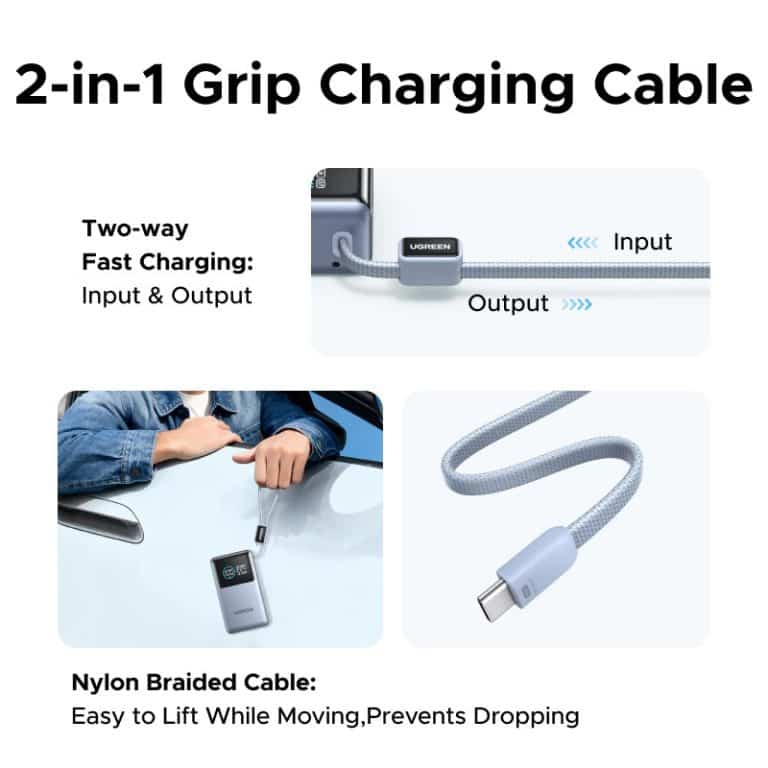 Ugreen Nexode Pro 55W 10000mAh Power Bank PB727