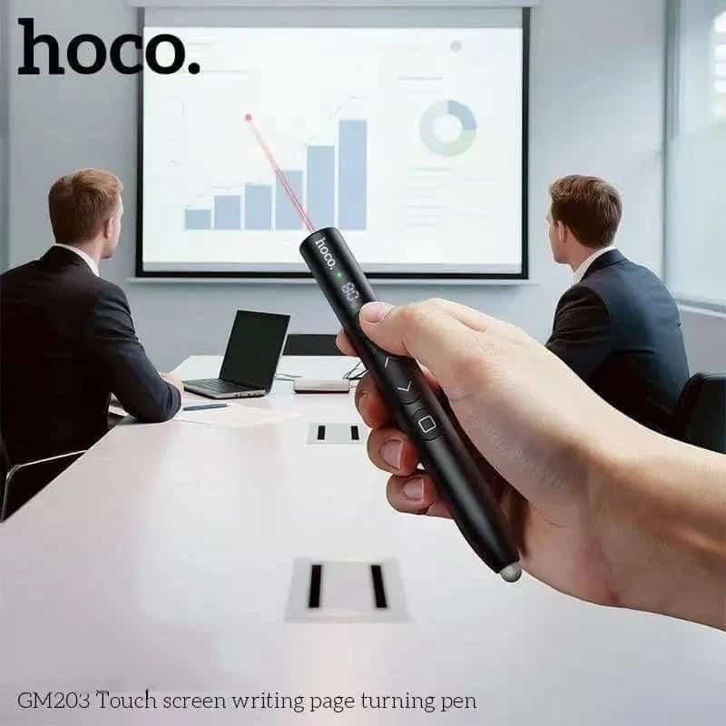 HOCO GM203 2-in-1 Functionality Laser Pointer With Stylus Pen