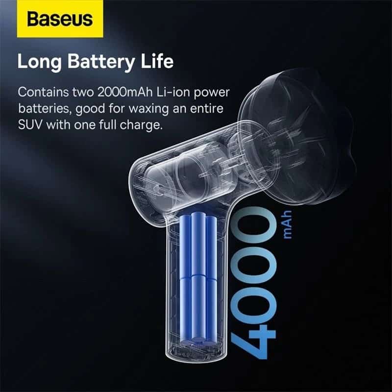 Baseus NEOPower Mini Car Waxer Lite Polishing Machine Cordless Adjust Speed Automotive Polisher