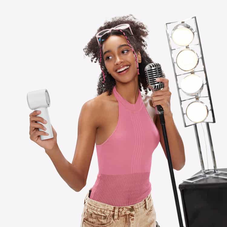 JisuLife Handheld Fan Life10S – 5000mAh Battery Portable Fan