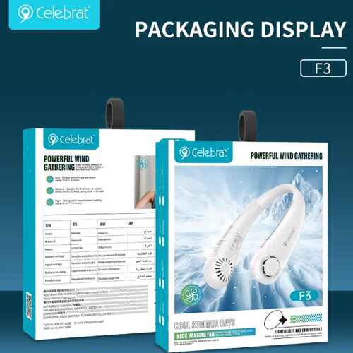 Yison Celebrat F3 Portable Rechargeable Neck Fan