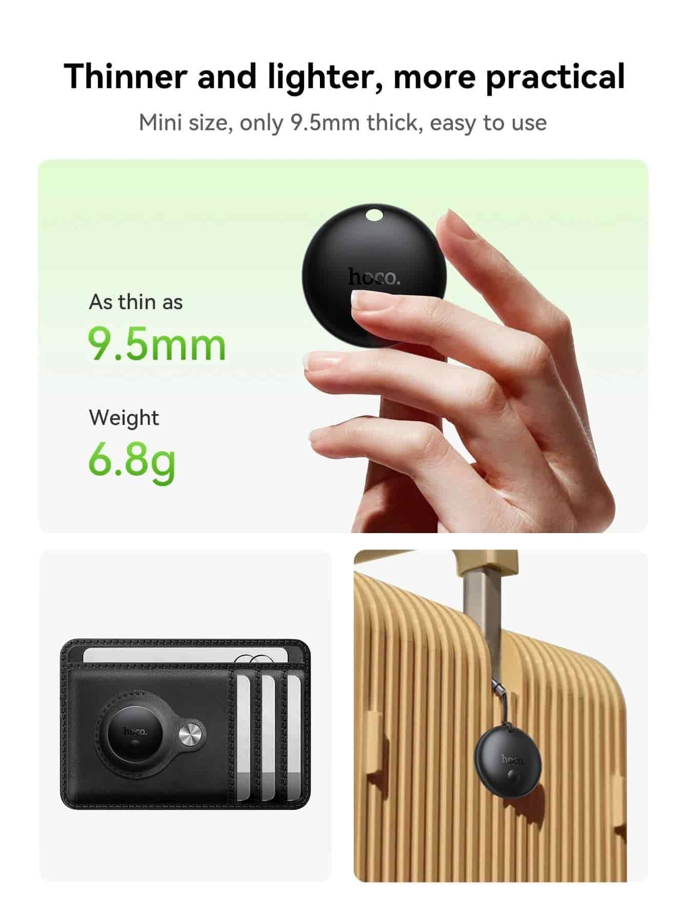 Hoco E93A Smart Finder Supports Google Find My Device Works With Android