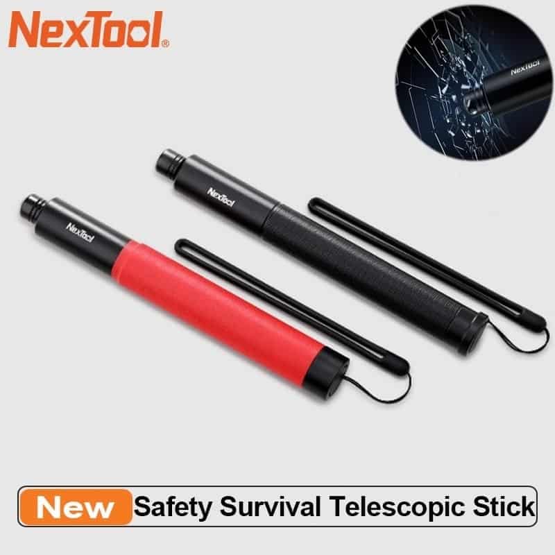 NexTool Portable Telescopic Self Defense Broken Window Baton Stick - KT520005