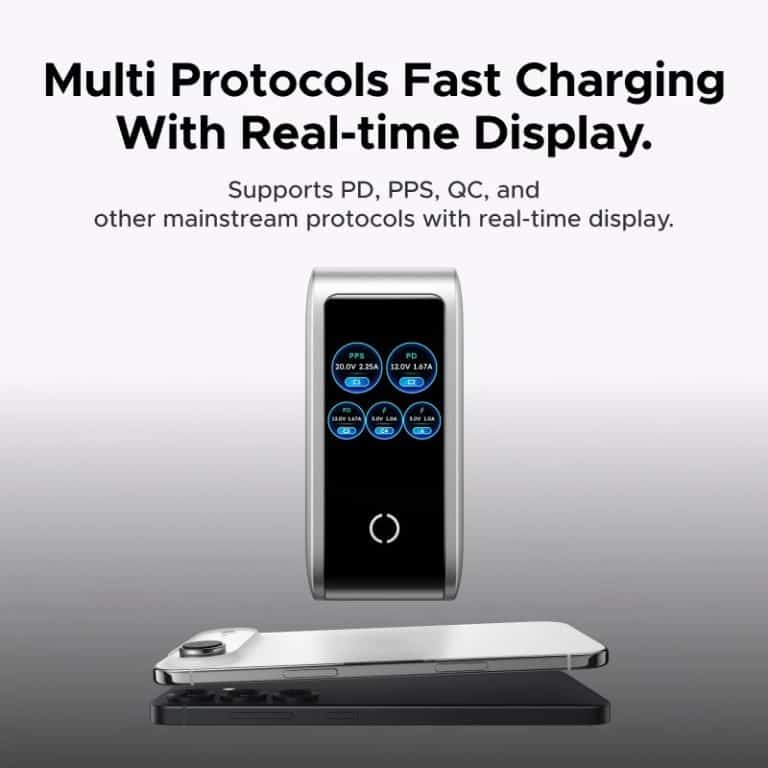 UGREEN X773 Nexode Pro 100W 5-Port Smart Display GaN Charger