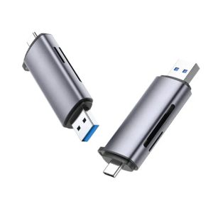 Ugreen CM185 Card Reader Dual Output USB-A & Type-C to SD TF Card Reader