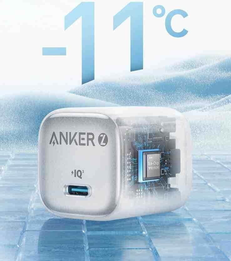 Anker Zolo PD 30W Charger Ice-Cooled Fast Charging Slim Compact Wall Charger (A2698)