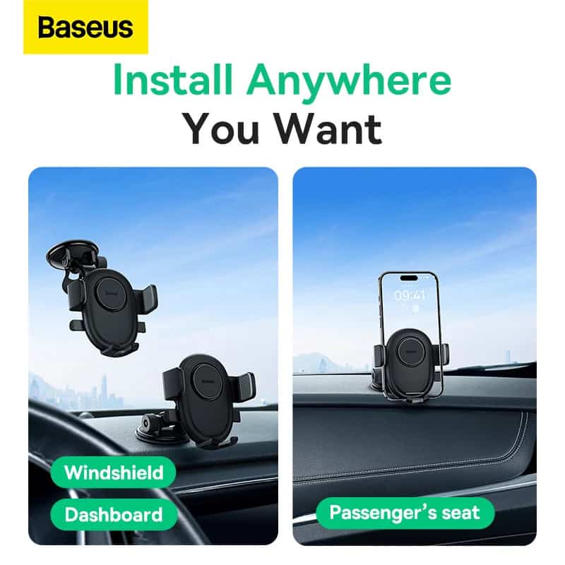 Baseus UltraControl Lite Series Car Holder Clamp Type Car Holder
