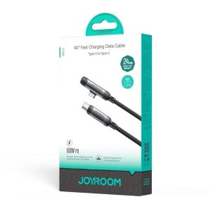 JOYROOM S-A56 EnjoyX Series 60W Type-C to Type-C 90 Degree Fast Charging 1.2m Cable