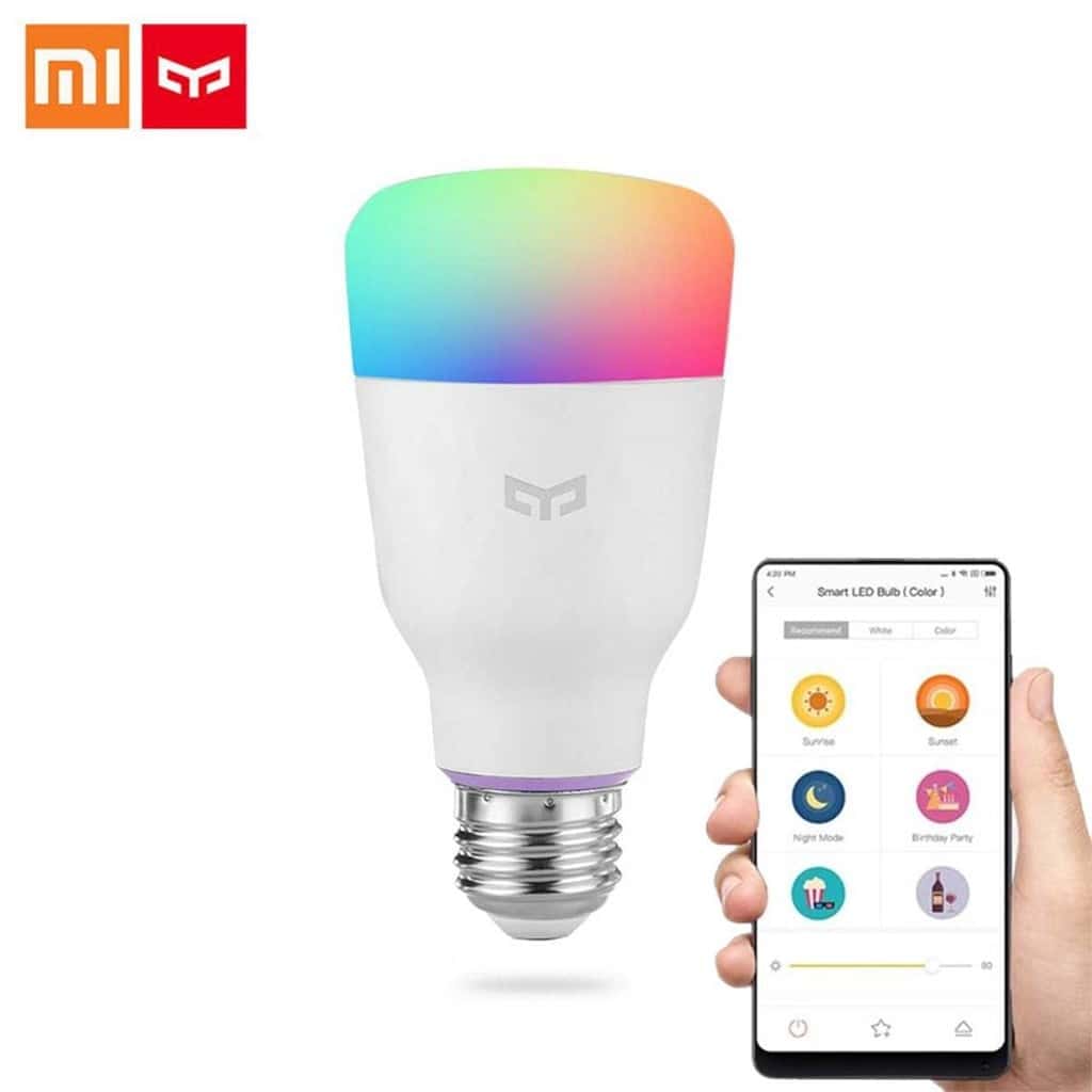 Xiaomi Yeelight E26 Smart LED Bulb W3 Working Google Assistant, Alexa (2Pack)