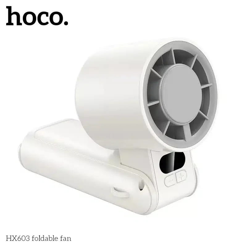 Hoco HX603 Ice Cool Dual Cooling Foldable Fan - 3600mAh Battery