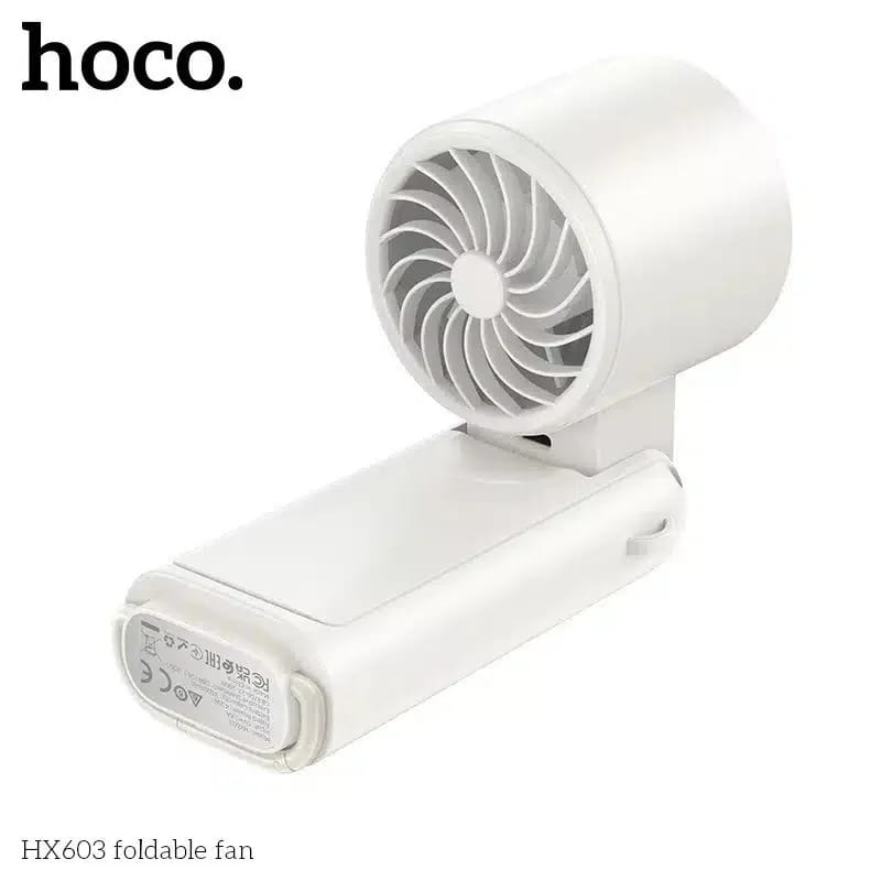 Hoco HX603 Ice Cool Dual Cooling Foldable Fan - 3600mAh Battery
