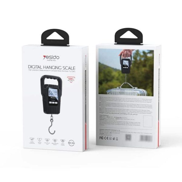 Yesido MG44 High Precision Multi-Unit Digital Luggage Scale – 50KG With LED Display