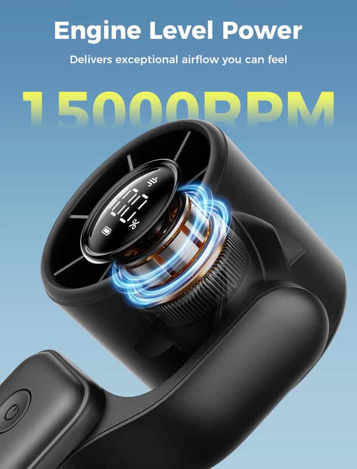 Aecooly Air Gimbal PF04 Portable Handheld Turbo Fan - 3500mAh Battery