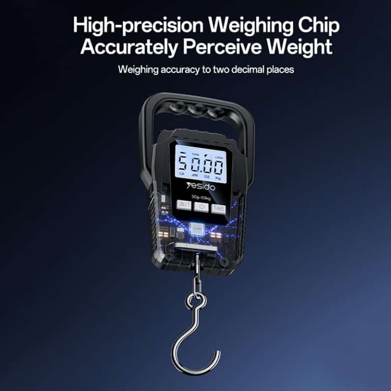 Yesido MG44 High Precision Multi-Unit Digital Luggage Scale – 50KG With LED Display