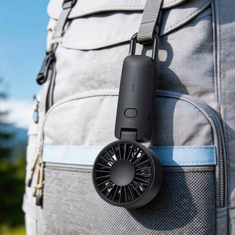 Acefast YF2 Folding Handheld Fan Up to 7 hours of use - 1800mAh Battery