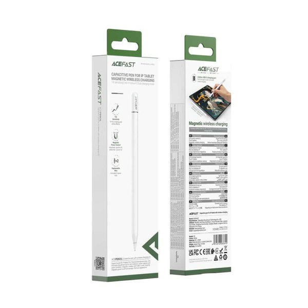 Acefast V3 Capacitive Stylus Pen For IP Tablet Magnetic Wireless Charging