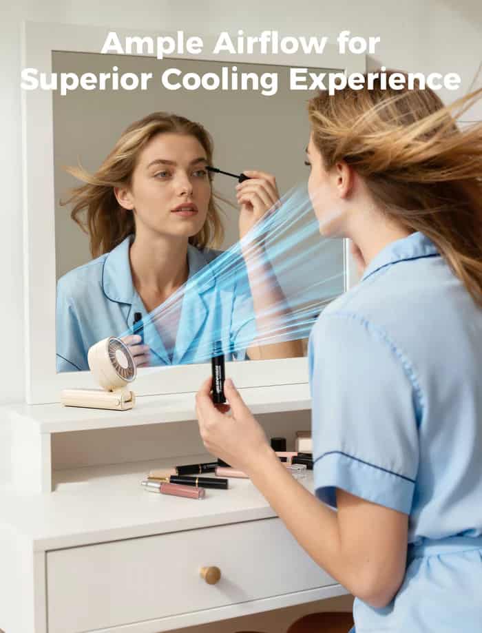 Aecooly Halo 04 (PE02) Portable Handheld Fan 3600mAh Battery