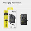 Baseus EnerCore 70W 6-in-1 Universal Travel Adapter