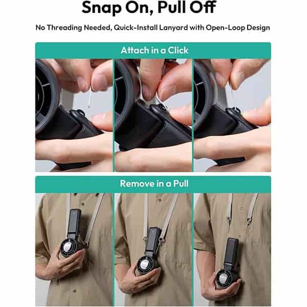 Aecooly Halo 02 (PB02-A) 3in1 Portable Handheld Turbo Fan - 5000mAh Battery