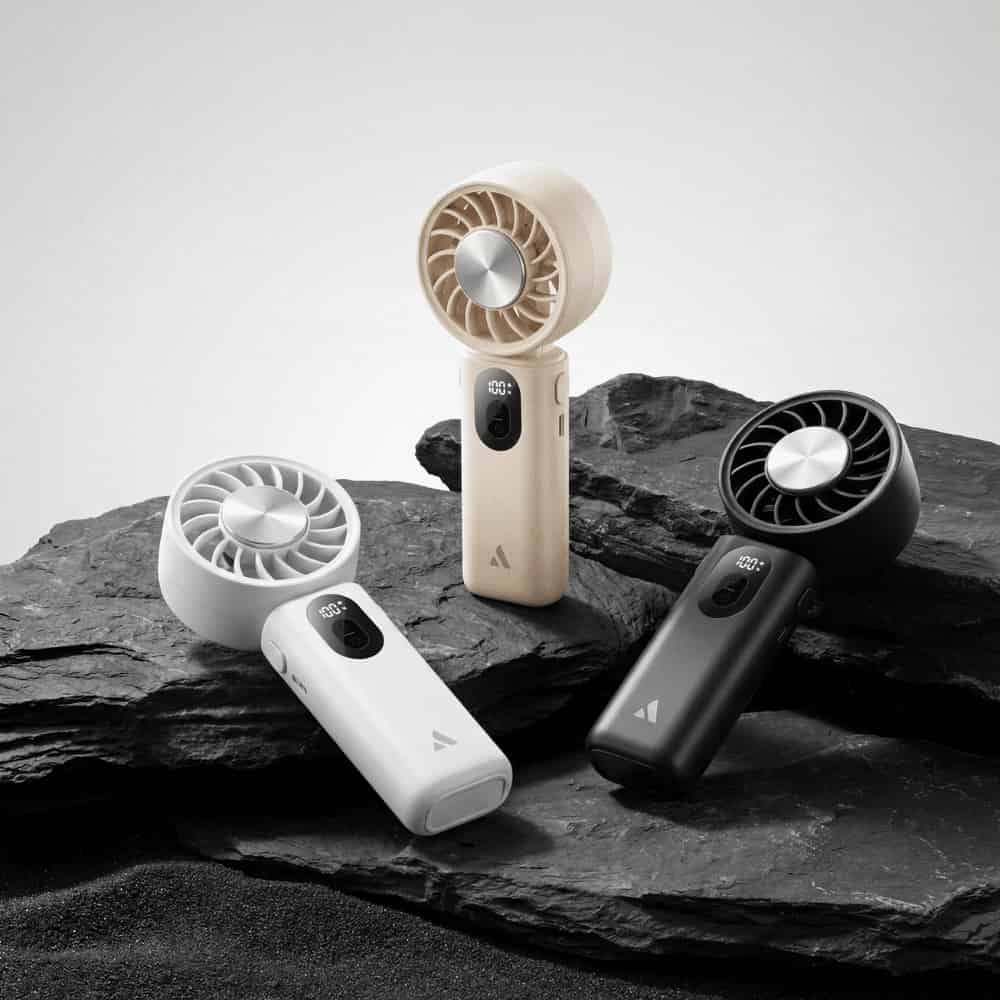 Aecooly 3-in-1 Portable Handheld Fan Halo 04 ICING (PC01) – 4000mAh Battery