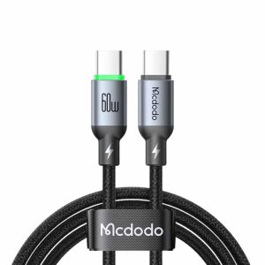MCDODO CA-687 60W Super Fast Quick Charging Type C to Type C Cable With LED Charging Light - 1M/2M/3M