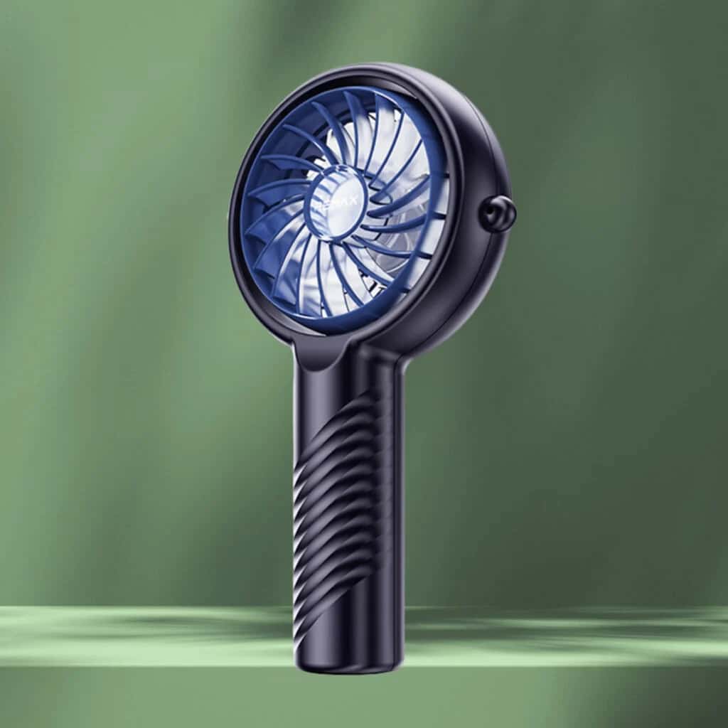 Remax SF07 Rotatable Handheld Fan 1200mAh Battery – Blue