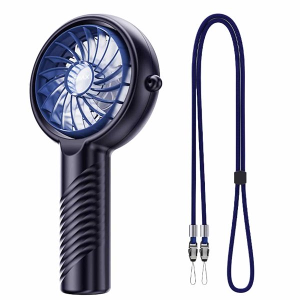 Remax SF07 Rotatable Handheld Fan 1200mAh Battery – Blue