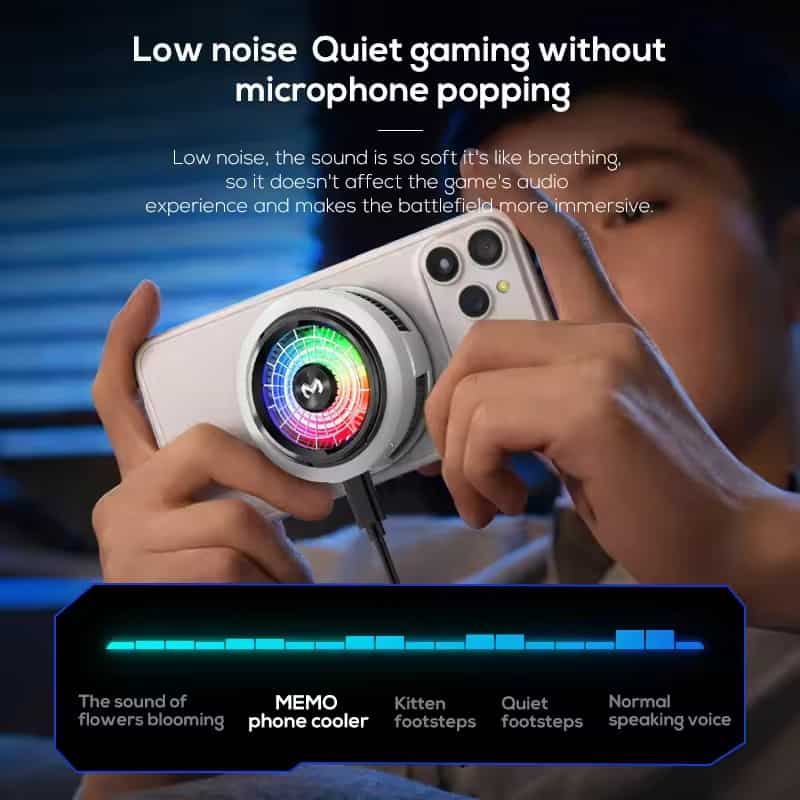 MEMO CX20 Fast Cooling Magnetic/Clip Phone Cooler Radiator