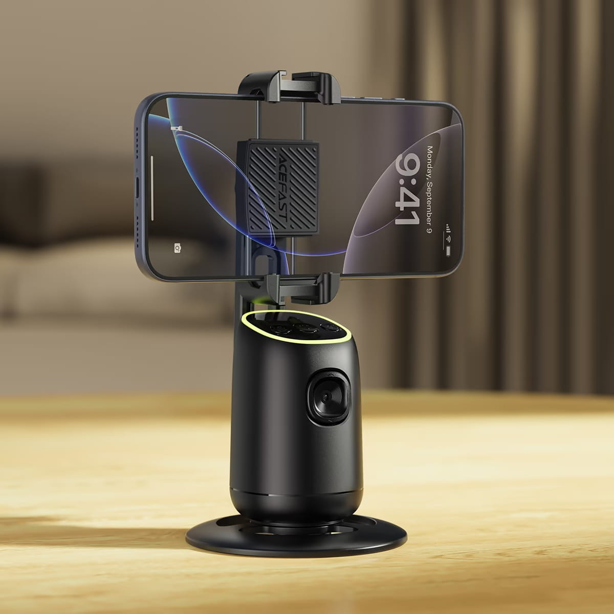 Acefast Deskpro E44 Smart AI Phone Holder Face Tracking & 360° Rotation Mode