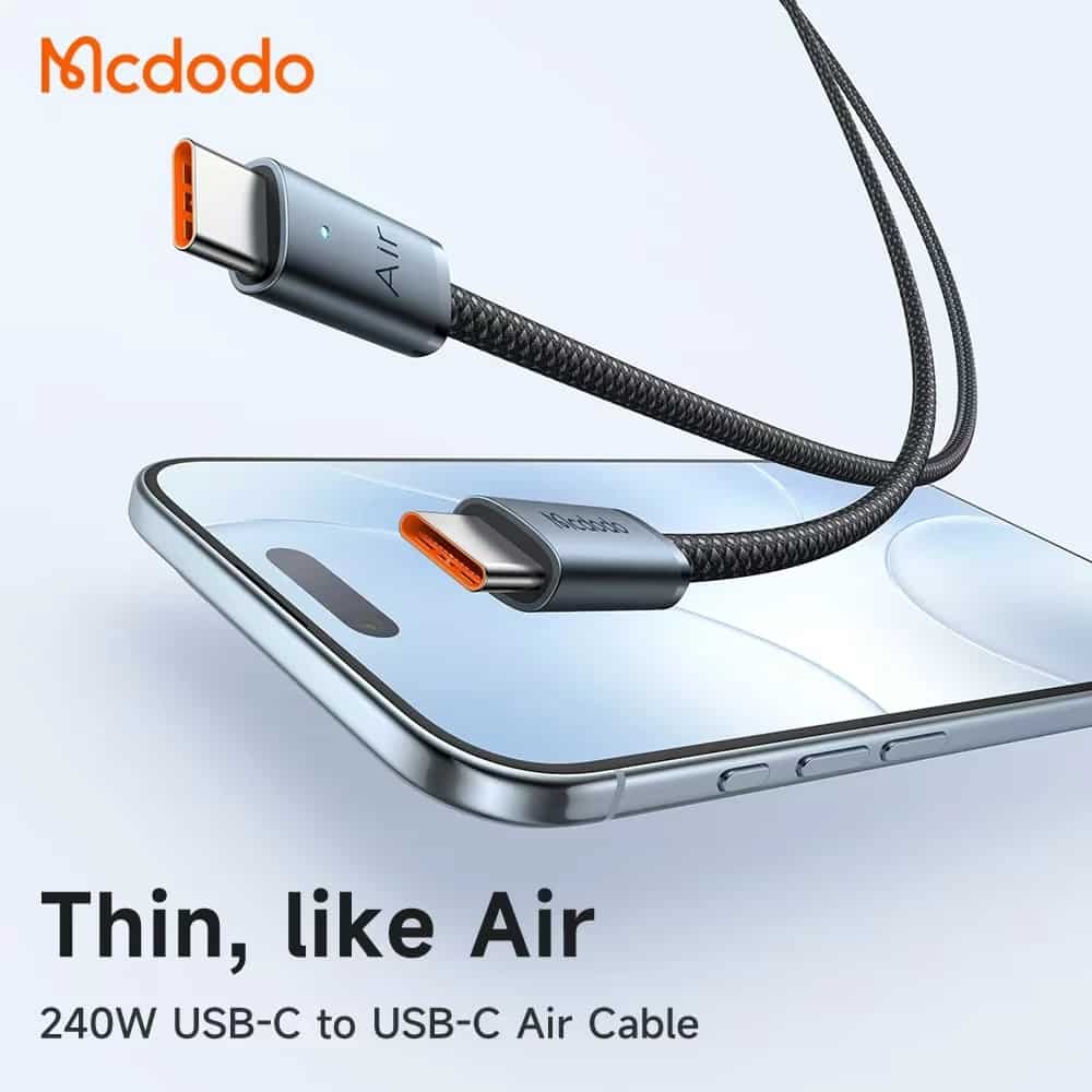 MCDODO CA-708 240W PD USB Data Cable / 240W Super Fast Quick Charging