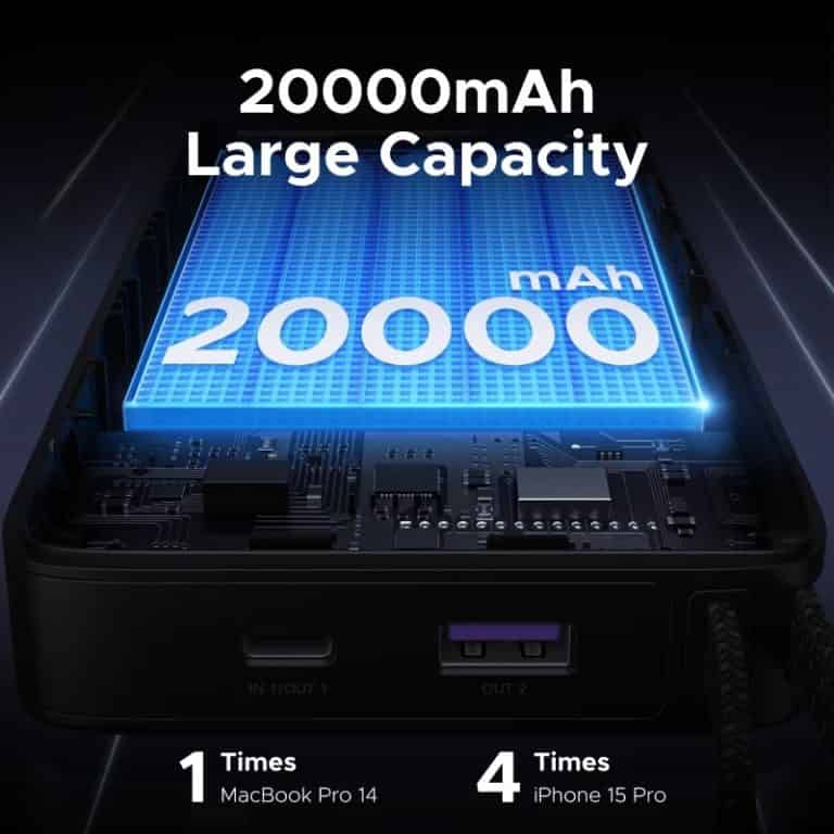 UGREEN PB551 Nexode 20000mAh 145W Laptop Portable Power Bank