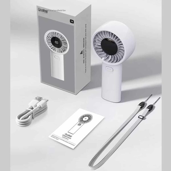 XIaomi Qualitell Y4 Digital Handheld Fan - 3600mAh Battery