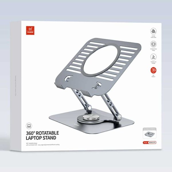 XUNDD XDHO-079 Hollow Out 360° Rotatable Foldable Laptop Stand
