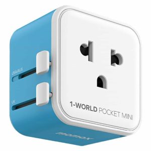 MOMAX UA37 1-World Pocket Mini Travel Adapter