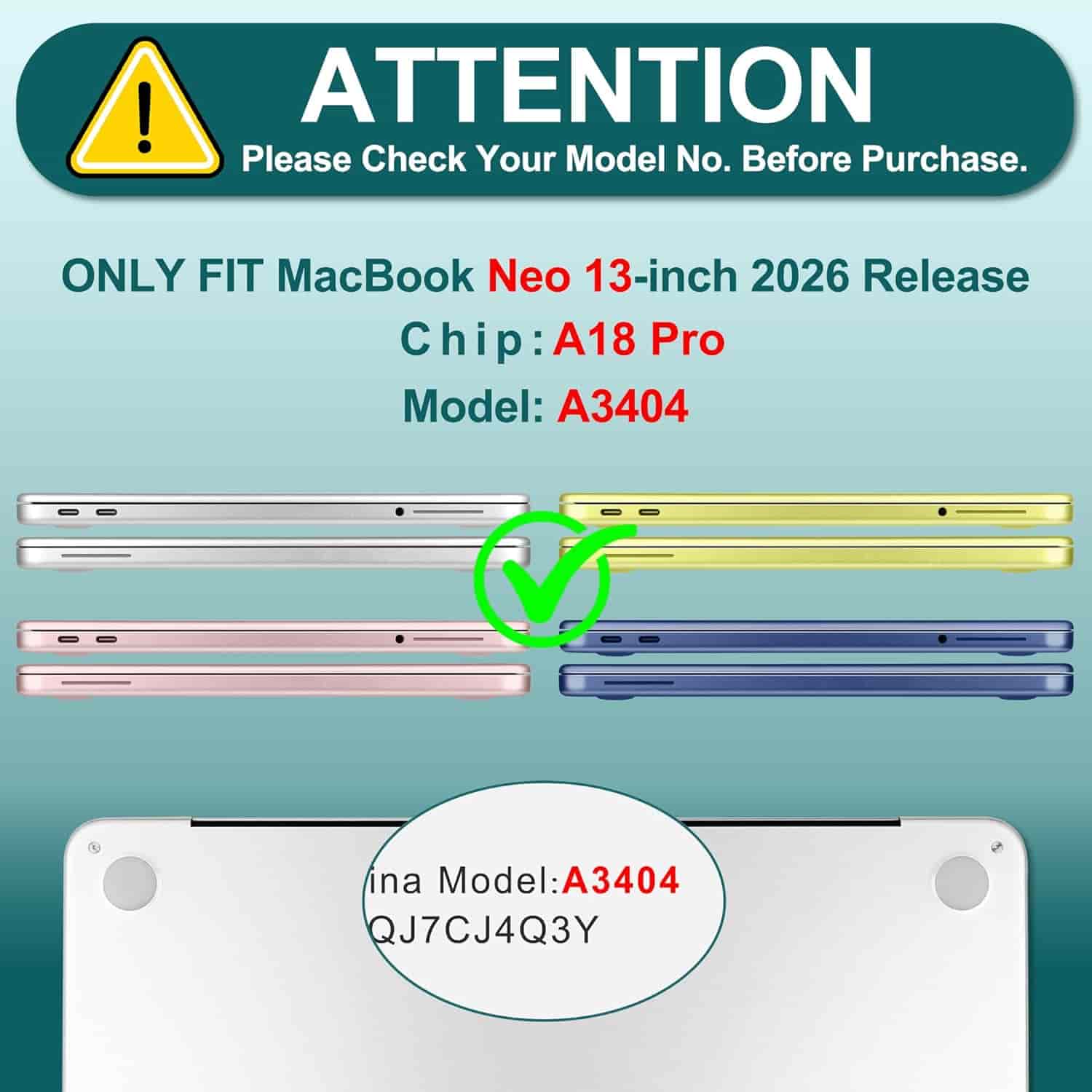 WIWU iShield Ultra Thin Hard Shell Case for the MacBook Neo 13-inch (2026) - A3404