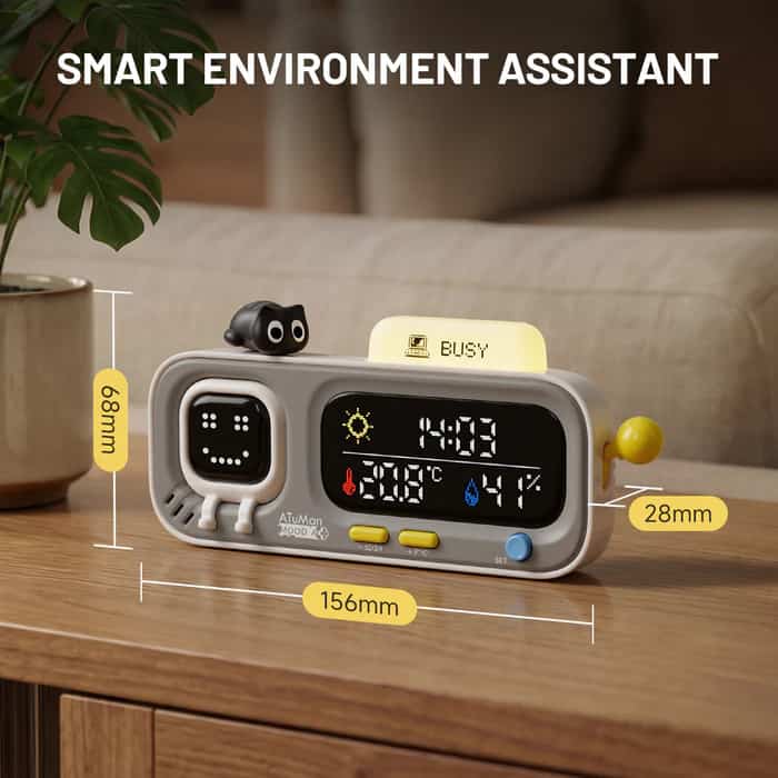 ATuMan MOOD A Retro Pixel Style Smart Thermohygrometer