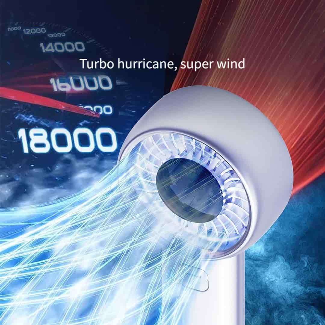 XIaomi Qualitell Y4 Digital Handheld Fan - 3600mAh Battery