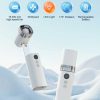 FW3 Handheld Folding Fan with LED Light 3000mAh Long Life Battery
