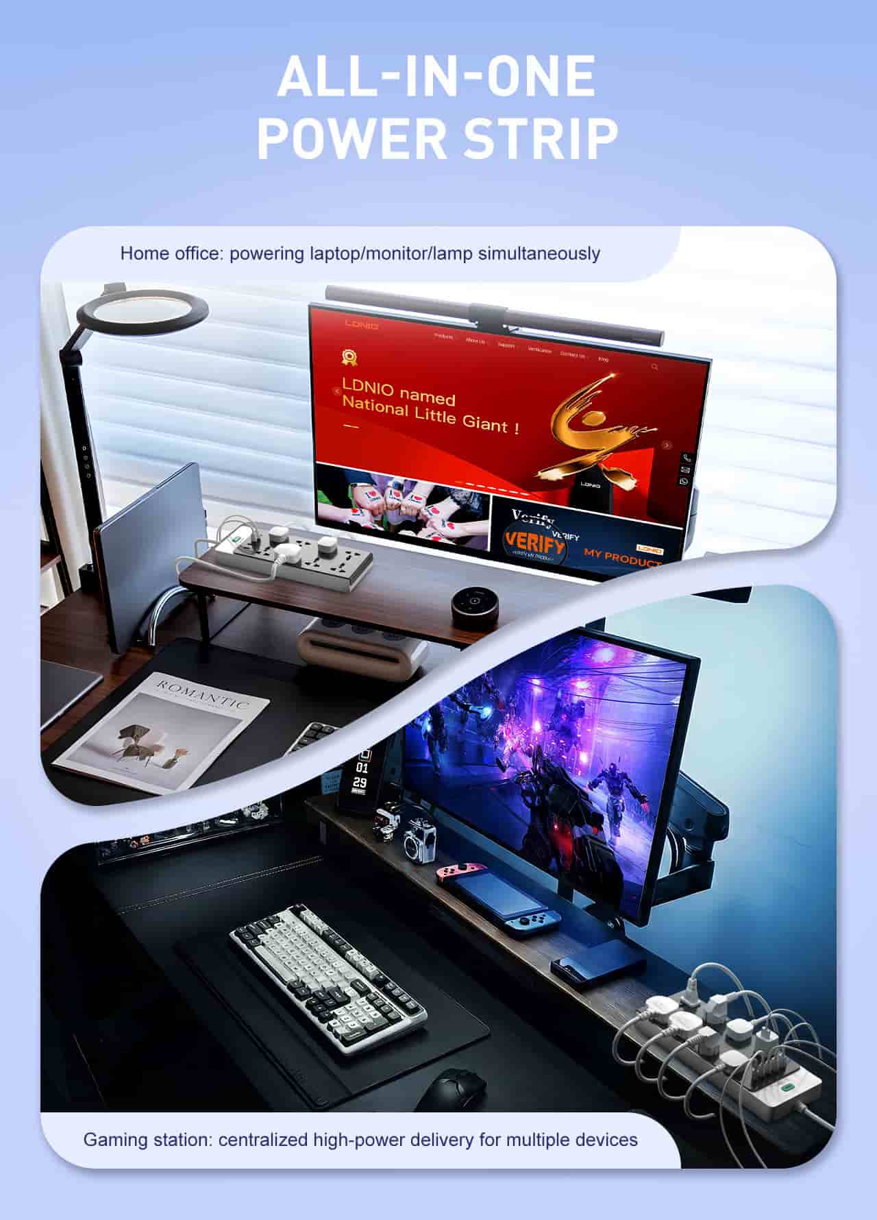 LDNIO SC4 65W PD GaN Desktop Power Strip