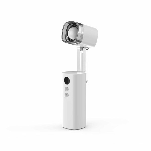 FW3 Handheld Folding Fan with LED Light 3000mAh Long Life Battery