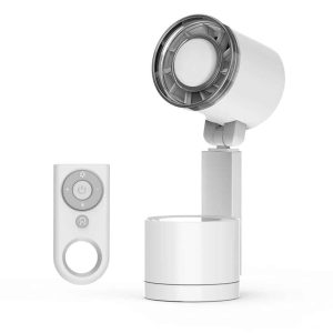 FW8 Desktop Fan with Remote Control 12000mAh Battery With Desk Lamp