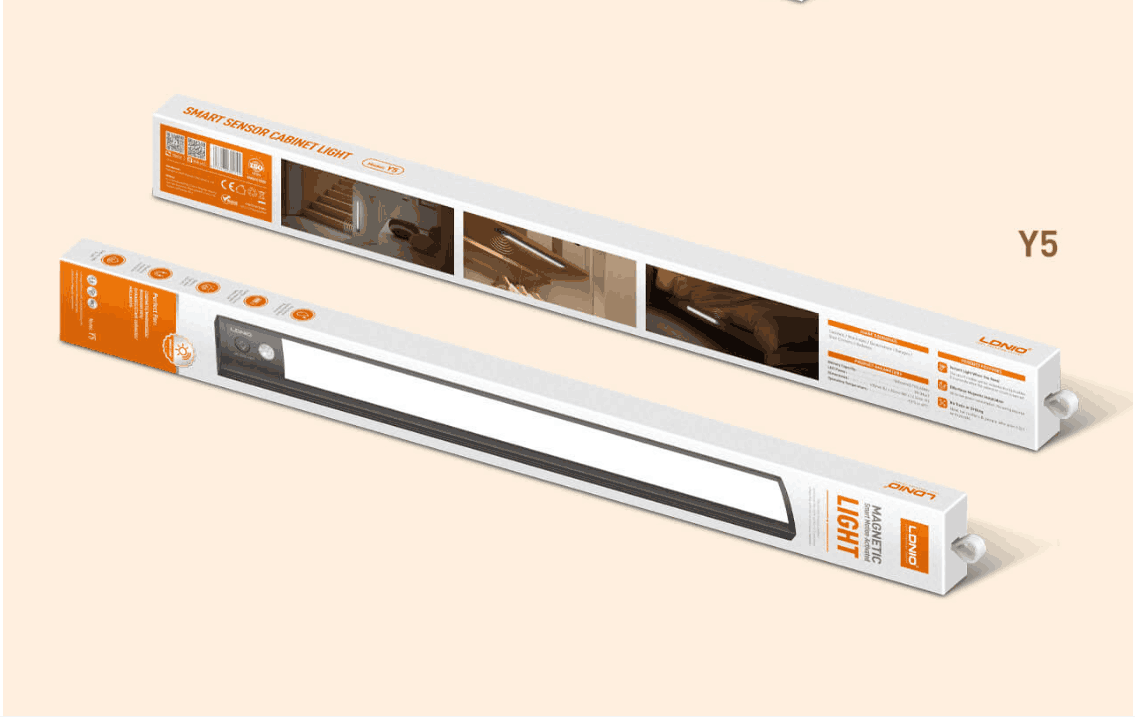 LDNIO Y5 Indoor Lighting Aluminum Strip Kitchen Cabinet Motion Activated Light