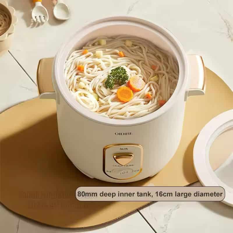 OIDIRE 1.2L Mini Home Cooking Pot Multifunctional Rice Cooker (ODI-DFB9)