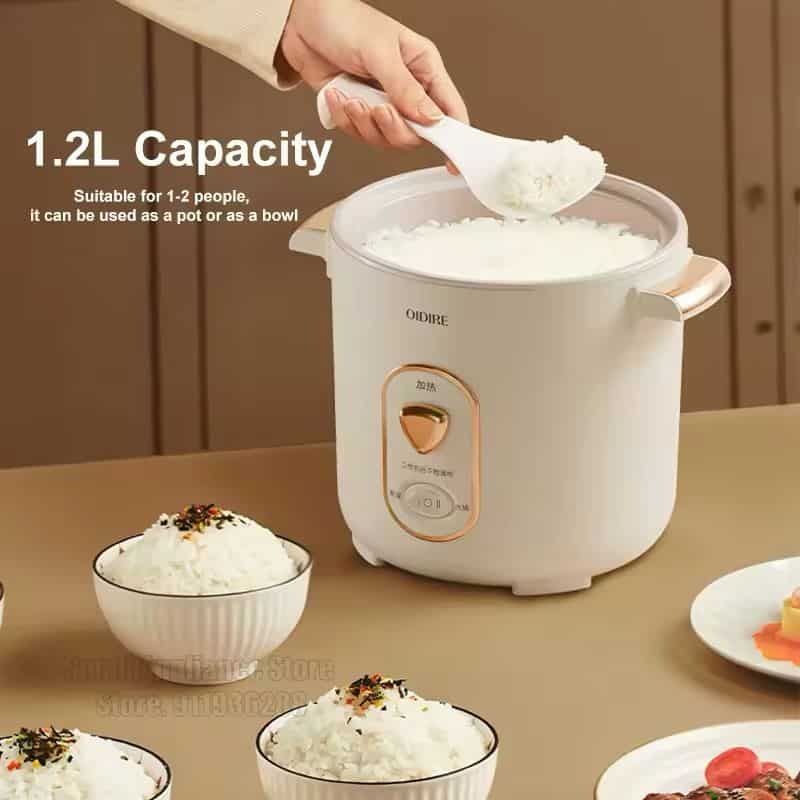 OIDIRE 1.2L Mini Home Cooking Pot Multifunctional Rice Cooker (ODI-DFB9)