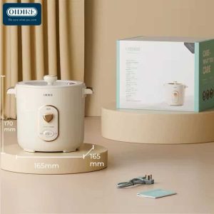OIDIRE 1.2L Mini Home Cooking Pot Multifunctional Rice Cooker (ODI-DFB9)